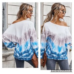 Tie Dye Loose Fit Sweater